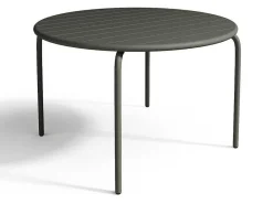 Ronde Tuintafel D110 Van Metaal - Donkergrijs - Mirmande-MYLIA Hot