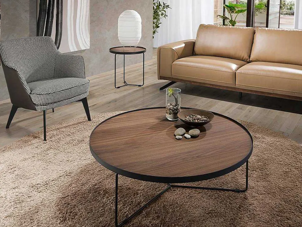 Ronde Walnoten Hoektafel 2028-Angel Cerda Online
