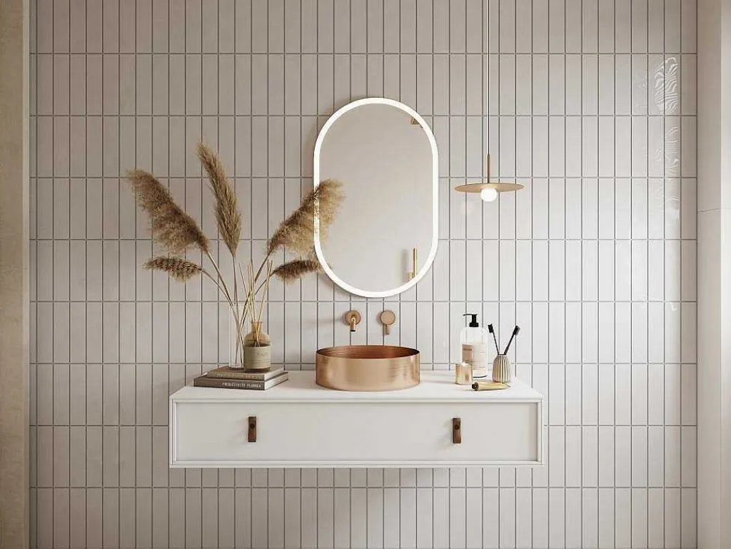 Ronde Wastafel Om Te Plaatsen - Geborsteld Koper - 38 Cm - Dechatel-Shower & Design Sale