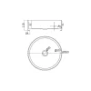 Ronde Wastafel Om Te Plaatsen - Geborsteld Metaal - 38 Cm - Dechatel-Shower & Design Discount