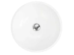 Ronde Wastafel Van Solid Surface - 40 Cm - Wit - Imja-Shower & Design Online