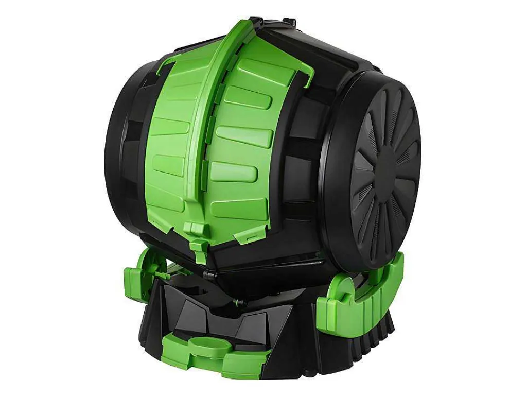 Roterende Compostbak Van 50 Liter Met Opvangbak - L49 X B44 X H57 - Recycool-Vente-unique Best