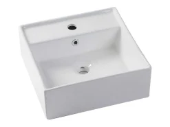 Roze Gestreept Hangmeubel Voor Badkamer Met Wastafel Om Erop Te Plaatsen - 60 Cm - Satara-Vente-unique New
