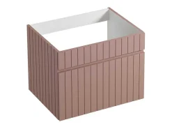 Roze Hangmeubel Onder Wastafel Met Strepen - 60 Cm - Satara-Vente-unique