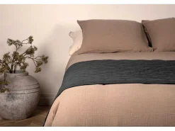 Sally Sprei 80X150Cm Antraciet.-Vente-unique Hot