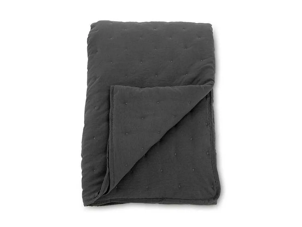 Sally Sprei 260X260Cm Antraciet.-Vente-unique New