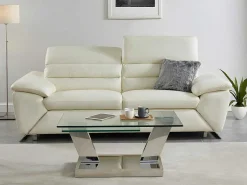 Salontafel Met Draaiblad Oyrus - Gehard Glas & Metaal-Maison Céphy Discount