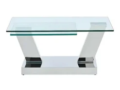 Salontafel Met Draaiblad Oyrus - Gehard Glas & Metaal-Maison Céphy Discount