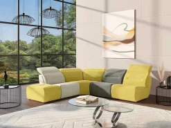 Salontafel Met Draaiblad Joline - Gehard Glas En Metaal-Maison Céphy Clearance