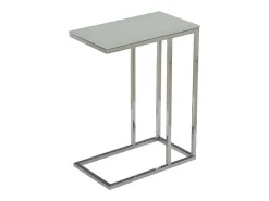 Salontafel Nelio - Gehard Glas - Wit-Vente-unique Discount