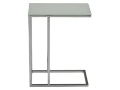Salontafel Nelio - Gehard Glas - Wit-Vente-unique Discount
