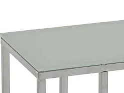 Salontafel Nelio - Gehard Glas - Wit-Vente-unique Discount