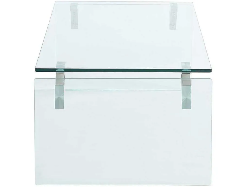 Salontafel Van Gehard Glas - Transparant - Madro-Vente-unique Online