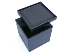 Sanne Opbergdozen Voetenbank Met Deksel, Zwart.-Vente-unique Hot