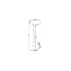 Scandinavische Staande Lamp Van Metaal, Linnen En Hevea - D44 X H164 Cm - Naturel En Wit - Addis-OZAIA Discount