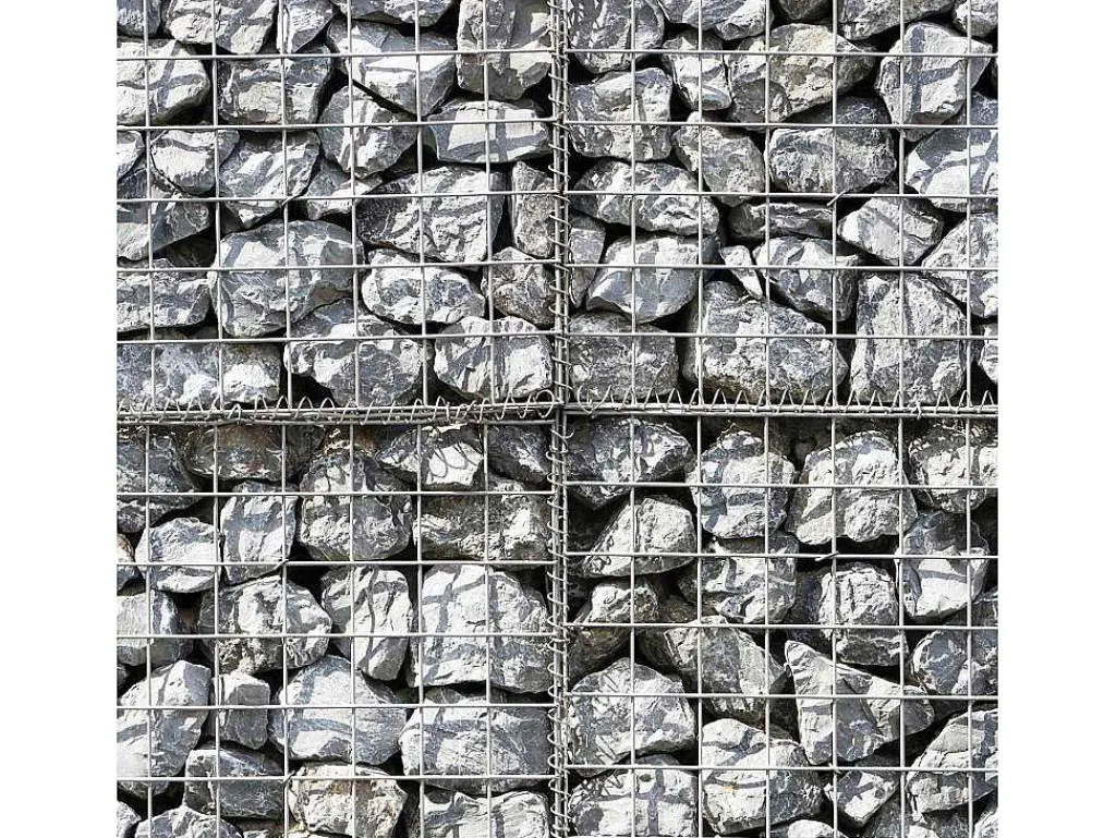 Schanskorf Muur - Set: 2 - Afmetingen: 100X60X30 Cm-Monstershop Outlet