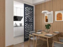 Scheidingswand Gegalvaniseerd Staal L88 X H245 Cm Antraciet - Verstelbare Hoogte - Jaora-Vente-unique New