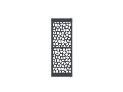 Scheidingswand Verzinkt Staal L88 X H245 Cm Antraciet - Verstelbare Hoogte - Laduna-Vente-unique Outlet