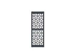 Scheidingswand Verzinkt Staal L88 X H245 Cm Antraciet - Verstelbare Hoogte - Lateri-Vente-unique Best