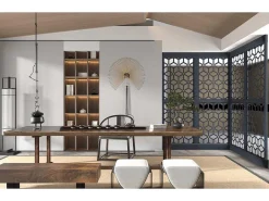 Scheidingswand Verzinkt Staal L88 X H245 Cm Antraciet - Verstelbare Hoogte - Lateri-Vente-unique Best