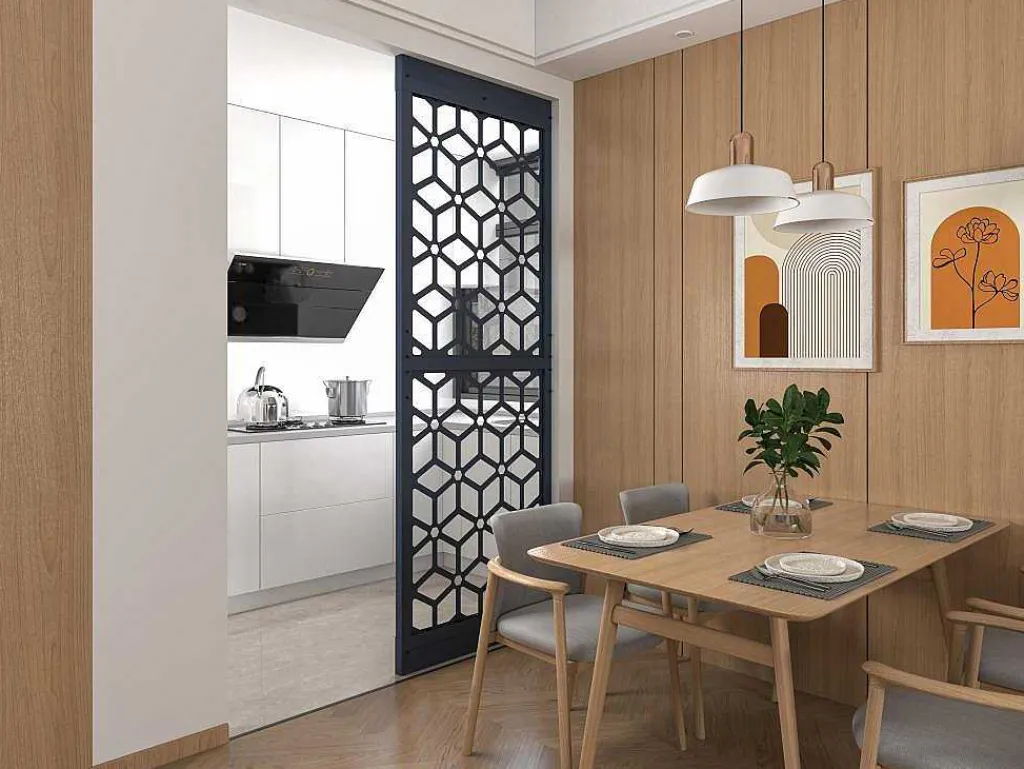 Scheidingswand Verzinkt Staal L88 X H245 Cm Antraciet - Verstelbare Hoogte - Lateri-Vente-unique Best