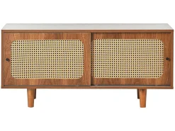Schoenenkast - Met 2 Deuren En Verstelbare Planken - Bruin-ModernLuxe New