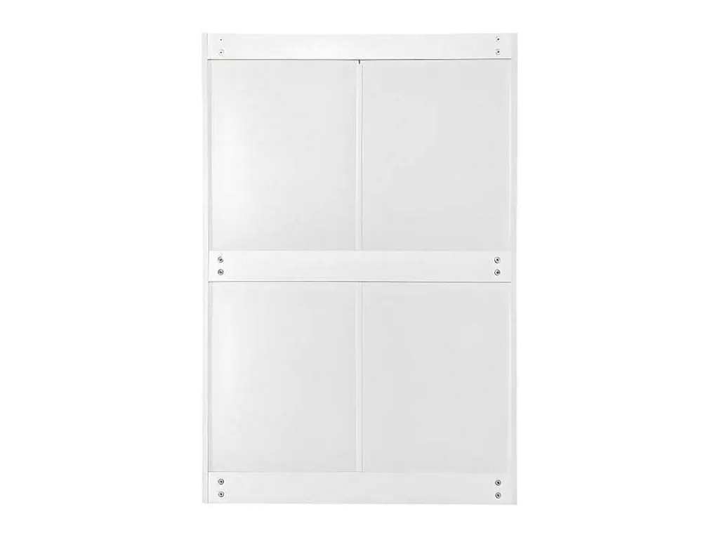 Schoenenkast In Spaanplaat - 3 Klepdeuren En 2 Laden - Wit-ModernLuxe Discount