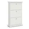 Schoenenkast Wit Venetie Met 3 Kleppen.-Vente-unique Online