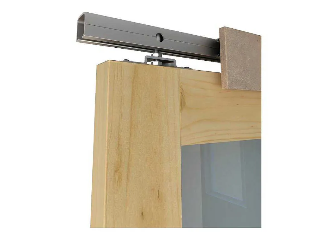 Schuifdeur Acosta Met 3 Ramen - H205Xb93 Cm - Mdf-Vente-unique Online