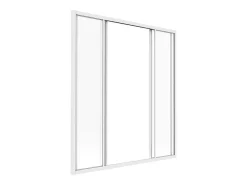 Schuifraam Van Gepoedercoat Wit Aluminium 120 X 130 Cm - Ravena-Vente-unique Sale