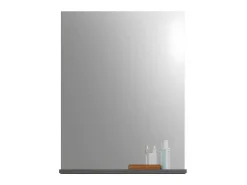 Scout Spiegel Bad 60Cm 1 Plank Hoog Glans Wit,Rookkleurig.-Vente-unique Discount