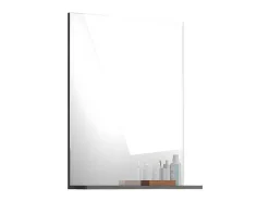 Scout Spiegel Bad 60Cm 1 Plank Hoog Glans Wit,Rookkleurig.-Vente-unique Discount