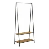 Sea Kledingrek 2 Planken Zwart, Natuur.-Vente-unique Outlet