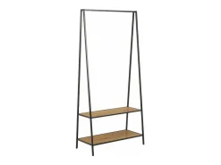 Sea Kledingrek 2 Planken Zwart, Natuur.-Vente-unique Outlet