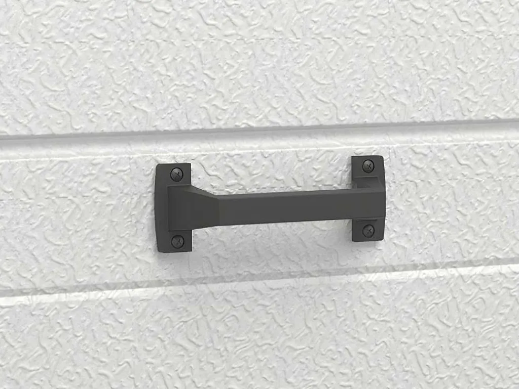 Sectionale Garagedeur - Gegroefd Effect - Centrale Loopdeur - Antraciet - Automatisch - Noria-Vente-unique Sale