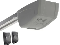 Sectionale Garagedeur Antraciet Met Groefeffect En Motor - Noria-Somfy Online