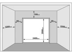 Sectionale Garagedeur Houtdecor Wit Met Motor - Prieta-Somfy Hot