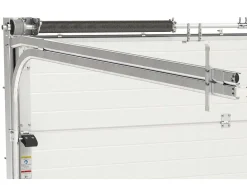 Sectionale Garagedeur Met Somfy Motor Met Centrale Loopdeur Antraciet - Caopas-Vente-unique Online