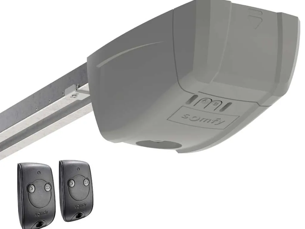 Sectionale Garagedeur Met Cassettes - Wit - Met Ramen - Met -Motor - Caopas-Somfy Sale