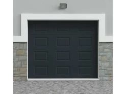 Sectionale Garagedeur Met Antraciet Cassette En Motor - Caopas-Vente-unique Discount