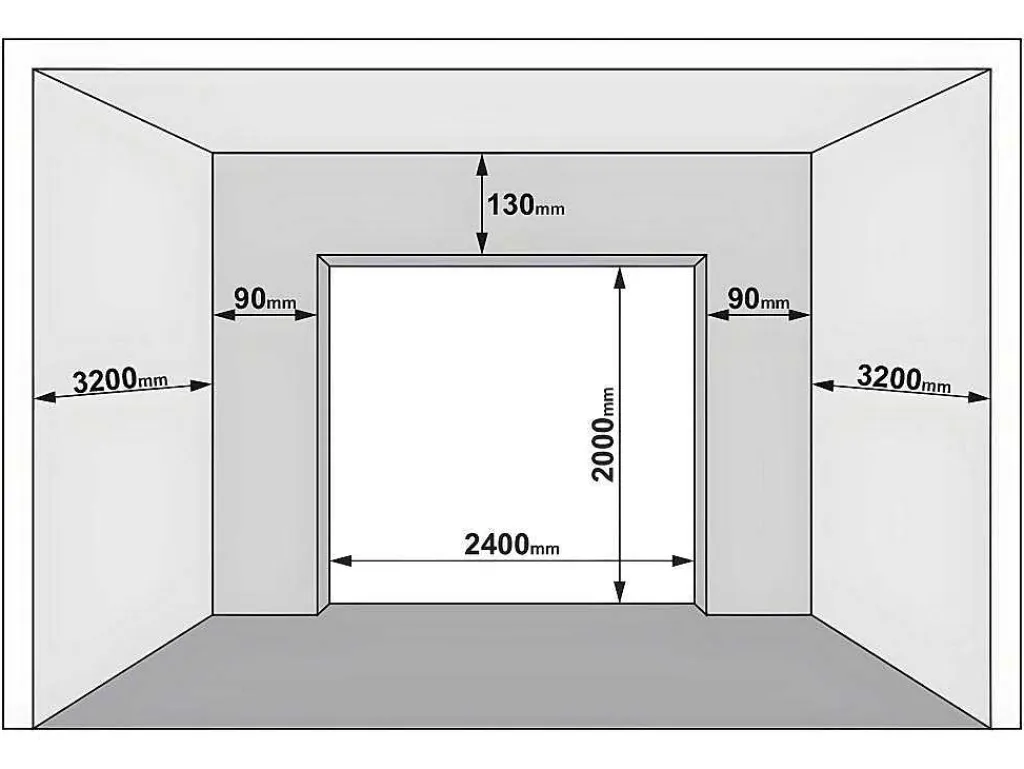 Sectionale Garagedeur Met Glad Effect Met Centrale Witte Loopdeur En Motor - Lavega-Somfy Discount