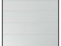 Sectionale Garagedeur Met Wit Groefeffect En Motor - Noria-Somfy Hot