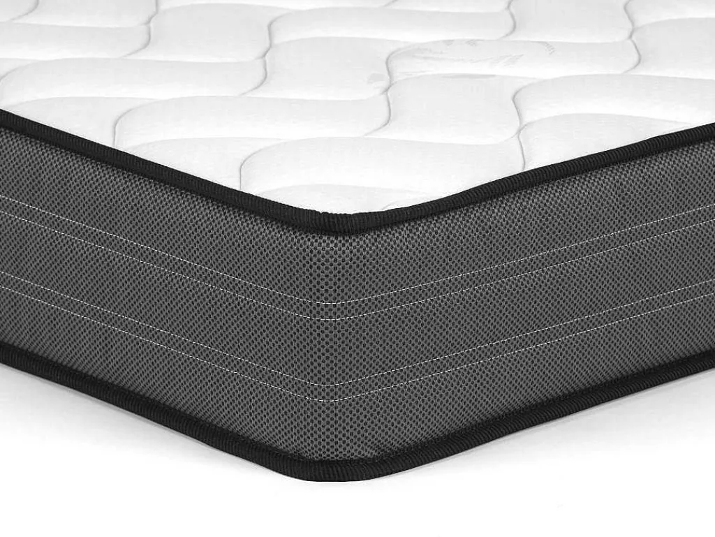 Set 140 X 200 Cm Bedbodem + Matras Met Pocketveren - Ambracie Van Ysmee-Ysmée Outlet