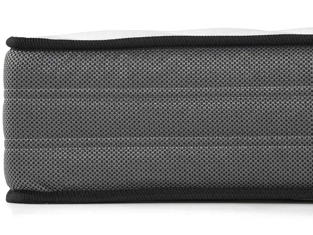Set 140 X 200 Cm Bedbodem + Matras Met Pocketveren - Ambracie Van Ysmee-Ysmée Outlet