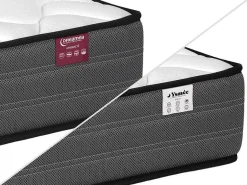 Set 160 X 200 Cm Bedbodem + Matras Met Pocketveren - Ambracie Van Ysmee-Ysmée Outlet