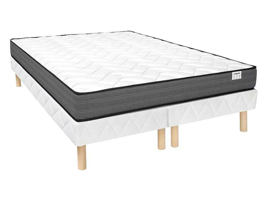 Set 180 X 200 Cm Bedbodem + Matras Met Pocketveren - Ambracie Van Ysmee-Ysmée Best