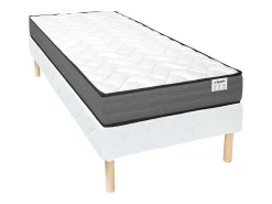 Set 90 X 190 Cm Bedbodem + Matras Met Pocketveren - Ambracie Van Ysmee-Ysmée Best