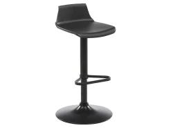 Set "Bar": Barmeubel Meteorite + 2 Barkrukken Calas - Zwart En Grijs-Vente-unique Hot