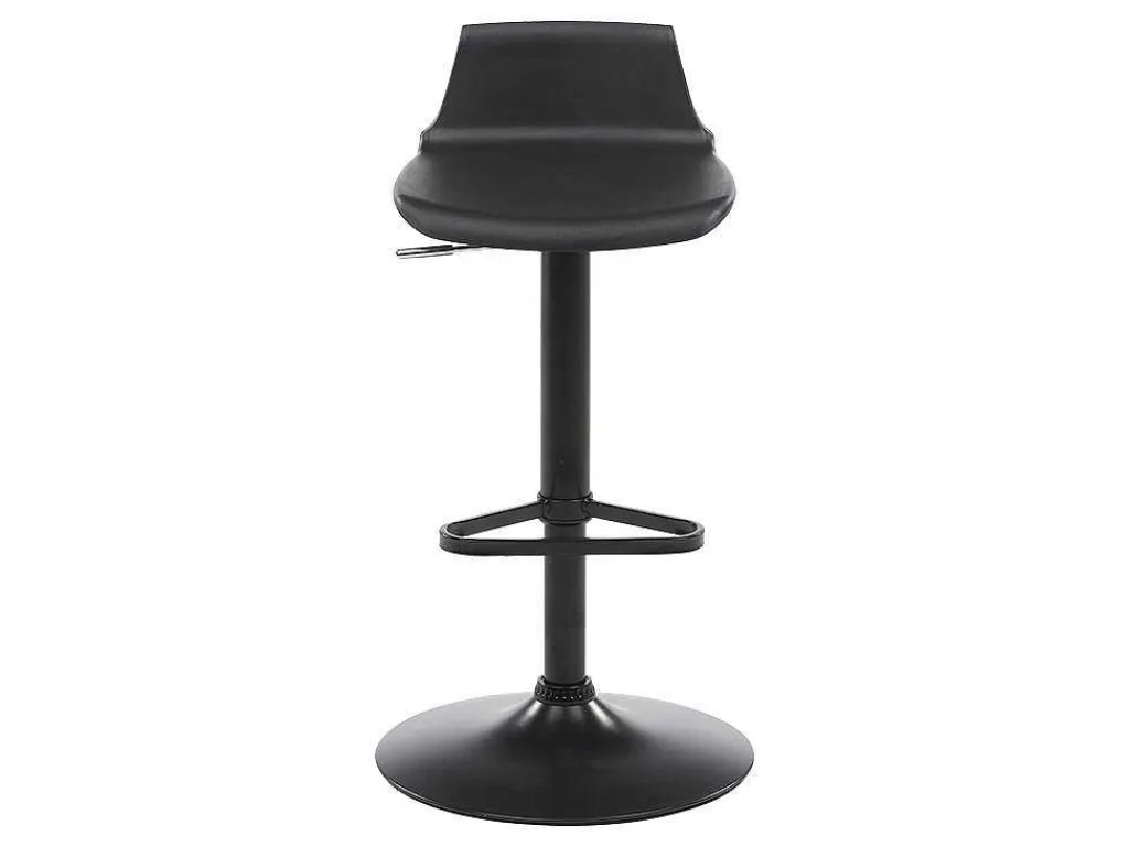 Set "Bar": Barmeubel Meteorite + 2 Barkrukken Calas - Zwart En Grijs-Vente-unique Hot