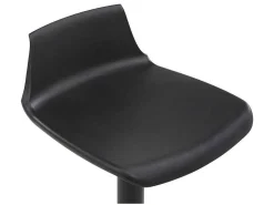 Set "Bar": Barmeubel Morena + 2 Barkrukken Calas - Zwart En Notenhout-Effect-Vente-unique Best